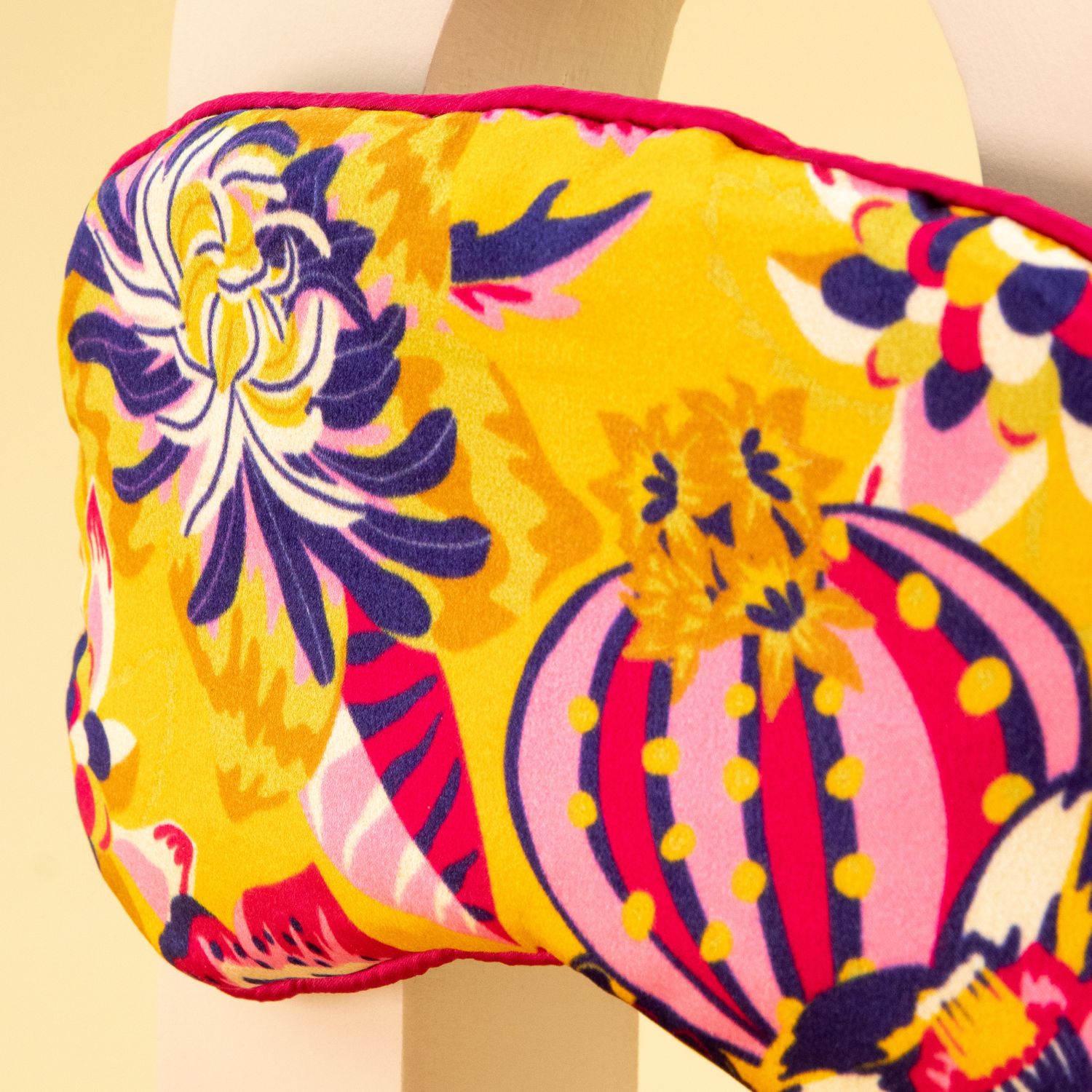 Luxury Lavender Silk Eye Mask - Fantasy Floral - Accessoires