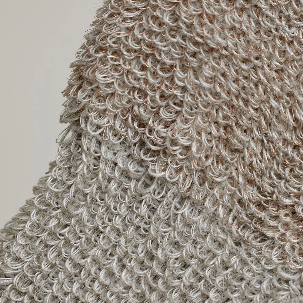 Peeling - Handschuh aus Kupfer & Leinen - Body